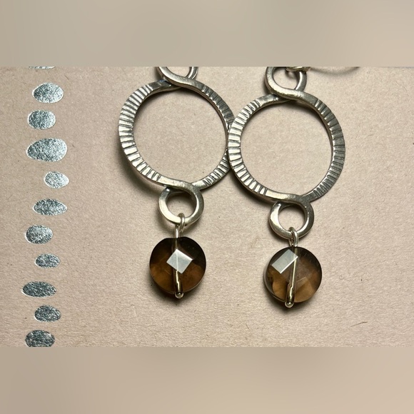 Silpada Smokey Quartz Drop Earrings - Picture 6 of 9